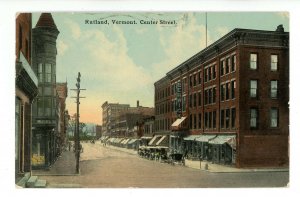 VT - Rutland. Center Street ca 1911