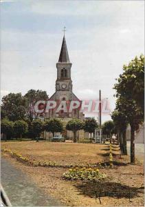 Postcard Modern Badecon Pin (Indre) Vallee Creuse Church Square Church Square