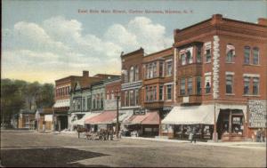 Warsaw NY East Side Main St. c1910 Postcard