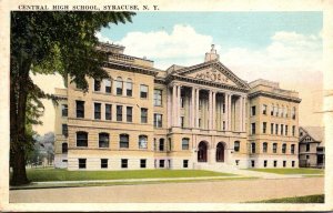 New York Syracuse Central High School 1921