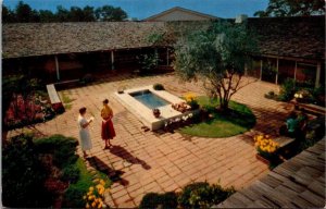 California Menlo Park Home Of Sunset Magazine Enclosed Adobe Patio
