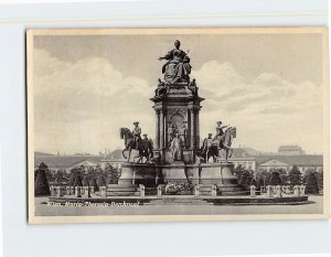 Postcard Maria-Theresia-Denkmal, Vienna, Austria