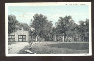 KIMBALL NEBRASKA ELM COURT MOTEL VINTAGE ADVERTISING POSTCARD