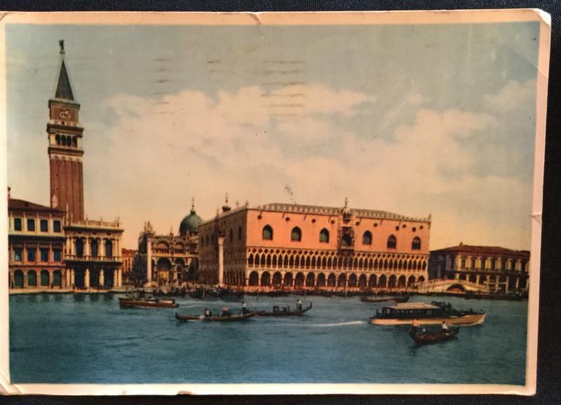 Postcard Used Venice Italy LB