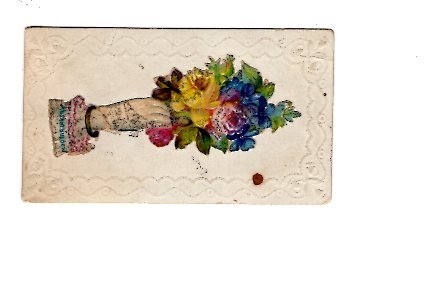 Fancy Victorian 2 X 3 1/2 iinch. Calling Card,  Name Inside Name Gesner