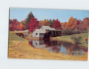 Postcard Mabry Mill Meadows of Dan Virginia USA