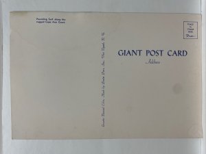 Pounding Surf along Cape Ann Coast, Massachusetts Oversize Postcard