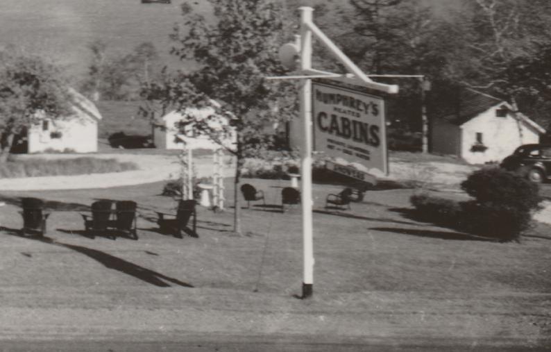 RPPC Humphrey's Motor Court Motel - Rockland, Maine