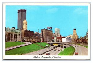 Skyline View Minneapolis Minnesota MN UNP Chrome Postcard N24