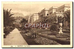 Postcard Old Casino Menton