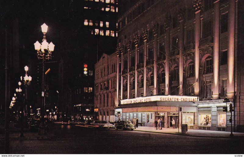 DETROIT, Michigan, 1940s-Present; Sheraton - Cadillac Hotel