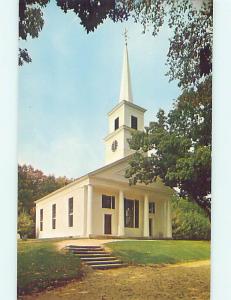 Unused Pre-1980 CHURCH SCENE Sturbridge Massachusetts MA p4016