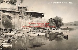 Mexico, Isla Janitzio, RPPC, House, Water, Photo No 735