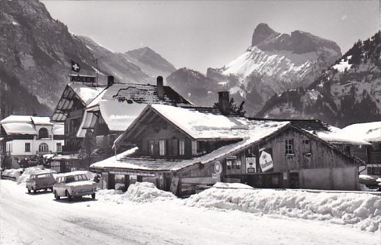 Switzerland Berne Kandersteg Kleiner Rinderhorn Stock Gelihorn Real Photo