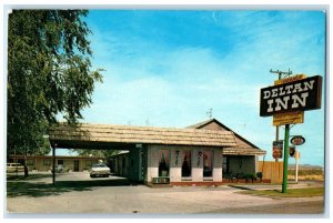 1981 Deltan Inn East Main Highway Exterior Delta Utah Vintage Antique Postcard