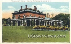 Beechwood, Residence of Mrs. WM. Astor - Newport, Rhode Island RI  