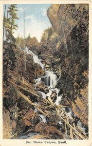 Banff Alberta Canada 1920 Postcard Sun Dance Canyon