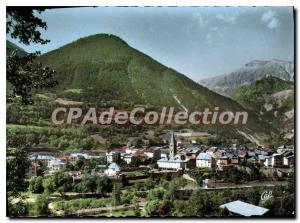 Modern Postcard St Etienne de Tinee (A M) Alt 1150m General view and top of t...