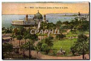 Old Postcard Nice And New Gardens Palais De La Jetee