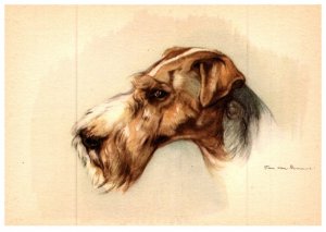 Dog , artist signed