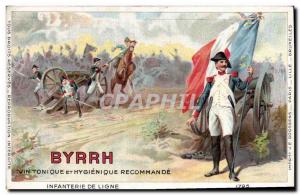 Postcard Old Army Infantry Byrrh online (TOILEE map)