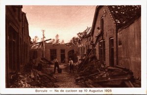 Netherlands Borculo Na de Cycloon op 10 Augustus 1925 Vintage Postcard C035