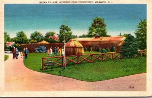 Rhode Island Warwick Indian Village Goddard Park Potowomut 1937