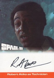 Robert Atiko Space 1999 Rare Limited Edition Hand Signed Card