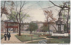 King Square, Band Stans & Young Monument, ST.JOHN, New Brunswick, Canada, PU-...