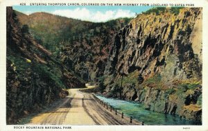 USA Entering Thompson Canyon Colorado Highway Loveland to Estes Park 05.94