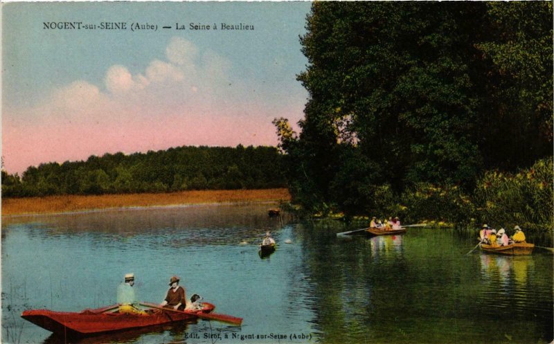 CPA Nogent sur Seine- La Seine a Beaulieu FRANCE (1007561)