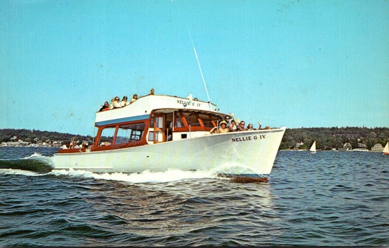 Maine Boothbay Harbor Captain Fish Nellie G IV Sightseeing Boat