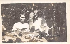 Woman and Man real photo Indian Unused 