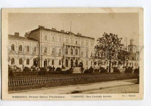 3132521 WARSZAWA Poland WARSAW Central Railway Station Vintage