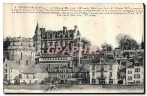 Old Postcard Amboise I and L Chateau My hist XV century lives by Louis XI, Ch...