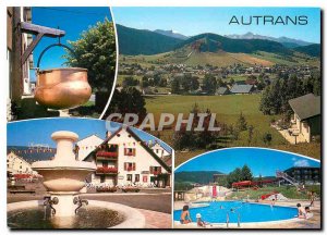 Postcard Modern Autrans in the Vercors Isere