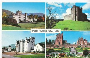 Scotland Postcard - Perthshire Castles - Taymouth, Doune, Blair, Drummond  DP798