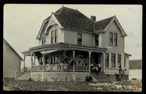 Old house RPPC - Owendale MI (?) - see back