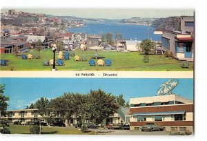 Chicoutimi Quebec Canada Vintage Postcard Hotel Motel Au Parasol