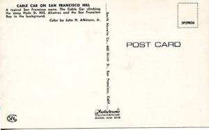 CA - San Francisco. Cable Car, Street Scene