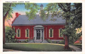 Public Library Camden ME USA Postcard