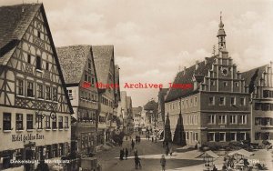 Germany, Dinkelsbuhl, RPPC, Marktplatz, Echte Photo No 11704