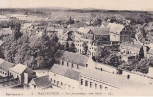 Hazebrouck Panomama Antique French Postcard