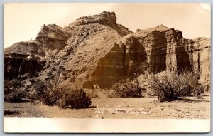 Vtg Texas TX Sunday Canyon In Palo Duro State Park 1930s RPPC Postcard