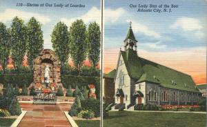 Our Lady of Lourdes Shrine Lady Star of Sea Church Atlantic City NJ New Jersey