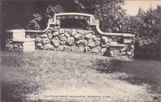 Connecticut Windsor Pilgrims Grant Monument Artvue