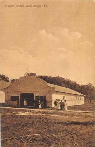 Ravenna Ohio Lake Brady Park Bowling Alley Vintage Postcard AA6444