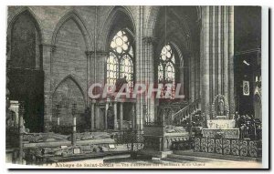 Postcard Abbey of Saint Denis Overview Tombs and Choir