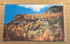 UNUSED PC - FRANKENSTEIN CLIFF & R.R TRES., CRAWFORD NOTCH, WHITE MOUNTAINS, N.H