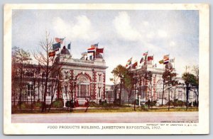 Food Products Building Jamestown Exposition 1907 Roadway View Landmark Postcard